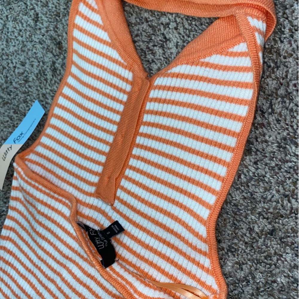 Collared Stripped Top! - Picture 5 of 8